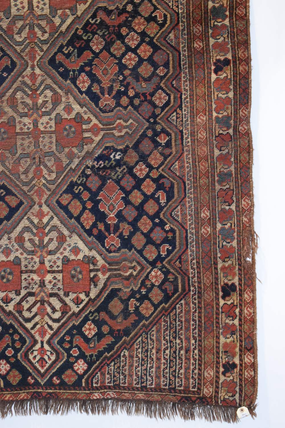 Two Khamseh rugs, Fars, south west Persia, early 20th century, the first 4ft. 11in. X 4ft. 6in., 1. - Image 16 of 30