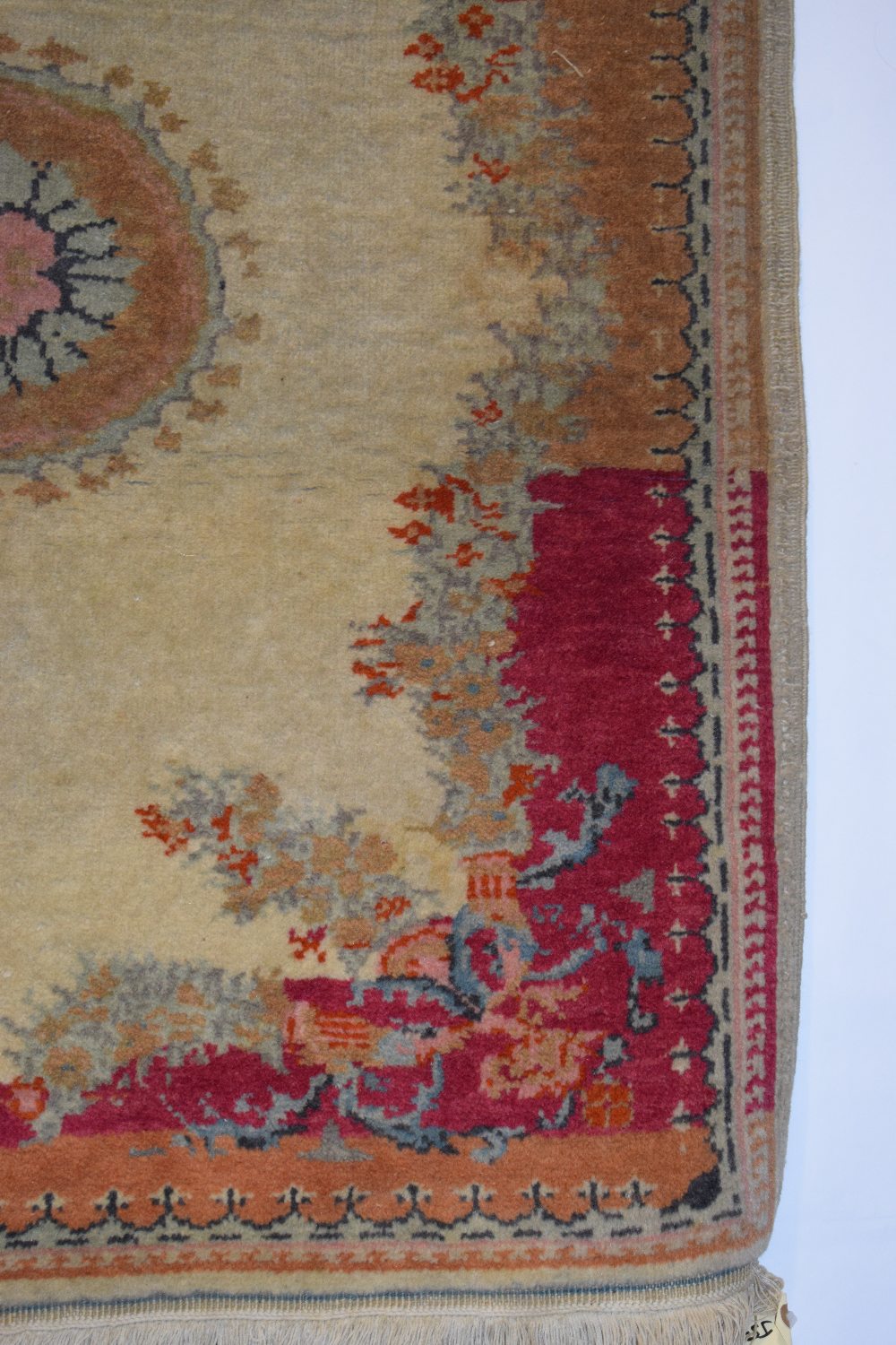 Near pair East European(?) rugs in the French taste, mid-20th century, the first 4ft. X 2ft. 9in. - Image 11 of 19