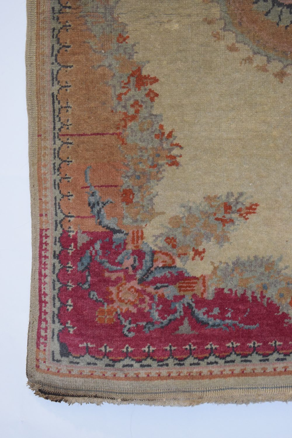Near pair East European(?) rugs in the French taste, mid-20th century, the first 4ft. X 2ft. 9in. - Image 7 of 19