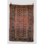 Kurdish rug, Sau'j Bulagh area, north west Persia, early 20th century, 7ft. 1in. X 4ft. 9in. 2.