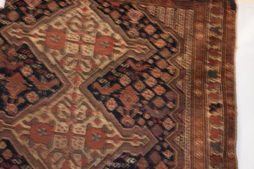 Two Khamseh rugs, Fars, south west Persia, early 20th century, the first 4ft. 11in. X 4ft. 6in., 1. - Image 9 of 30
