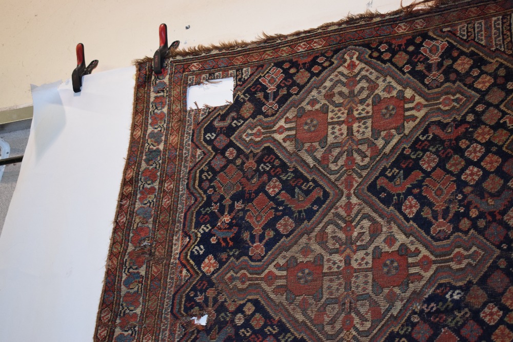 Two Khamseh rugs, Fars, south west Persia, early 20th century, the first 4ft. 11in. X 4ft. 6in., 1. - Image 15 of 30