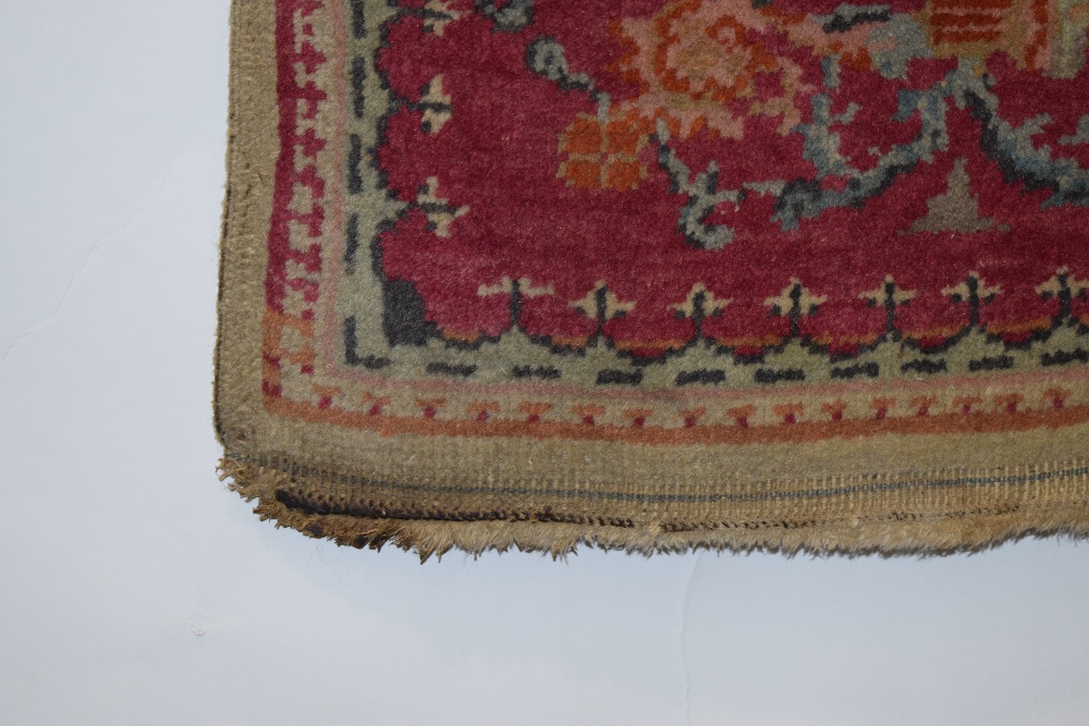 Near pair East European(?) rugs in the French taste, mid-20th century, the first 4ft. X 2ft. 9in. - Image 17 of 19