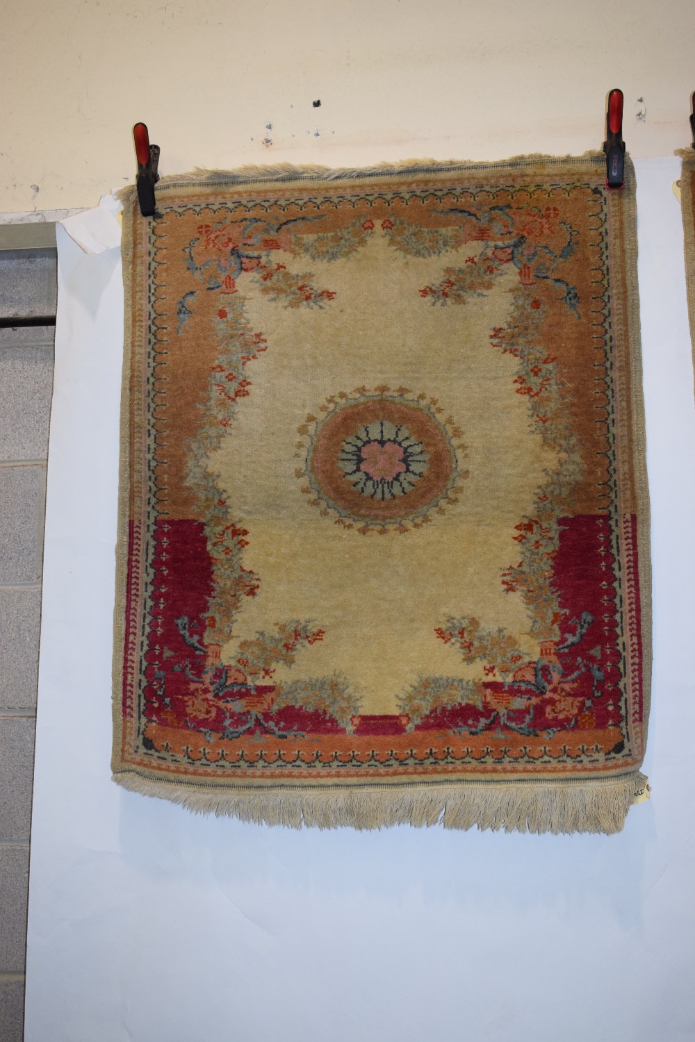 Near pair East European(?) rugs in the French taste, mid-20th century, the first 4ft. X 2ft. 9in. - Image 3 of 19