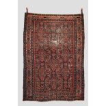 Two north west Persian rugs, the first Hamadan, late 19th/early 20th century, 9ft. 6in. X 4ft.