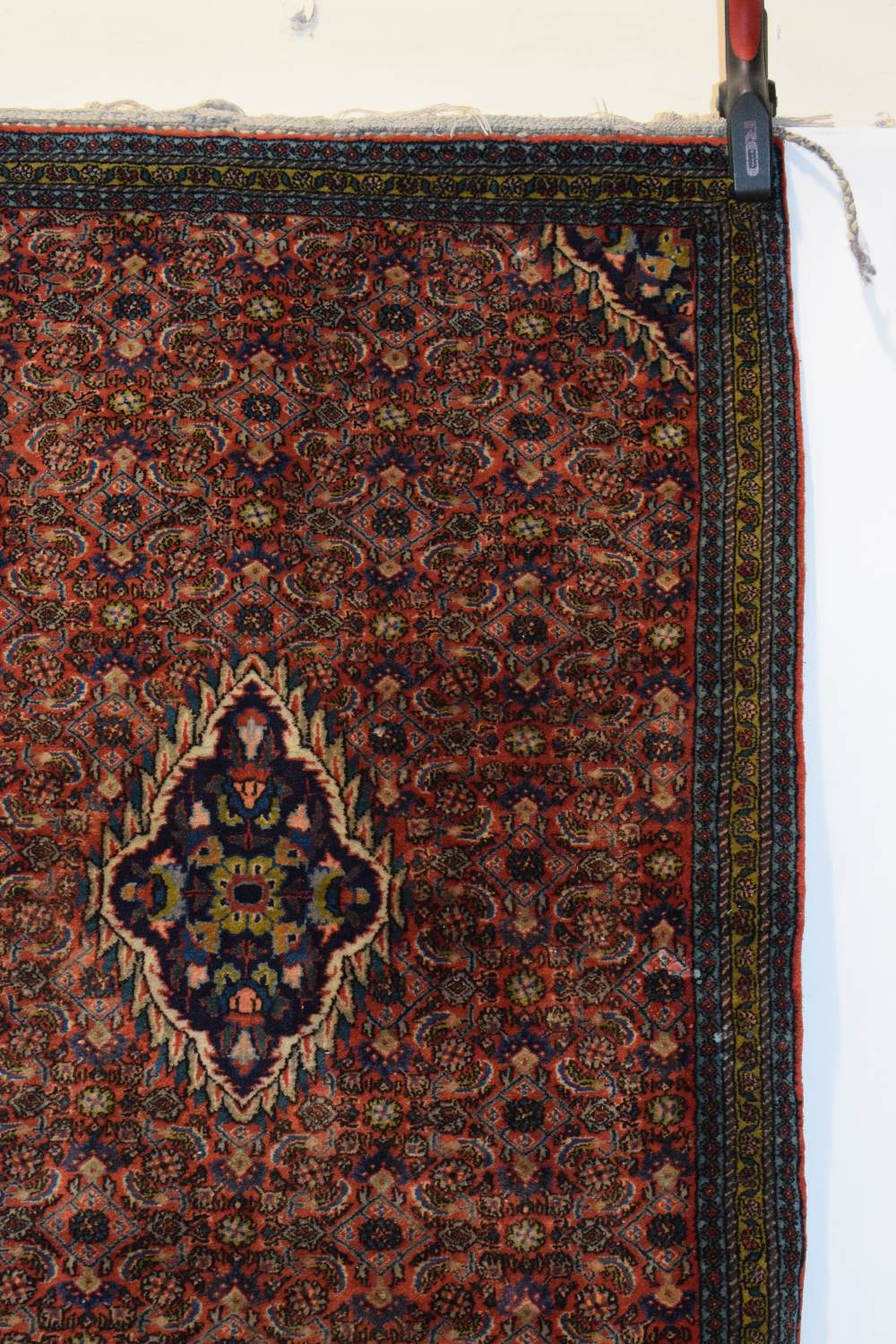 Bijar rug, north west Persia, circa 1950s, 3ft. 3in. X 2ft. 3in. 1m. X 0.69m. Small dark blue centre - Image 3 of 7