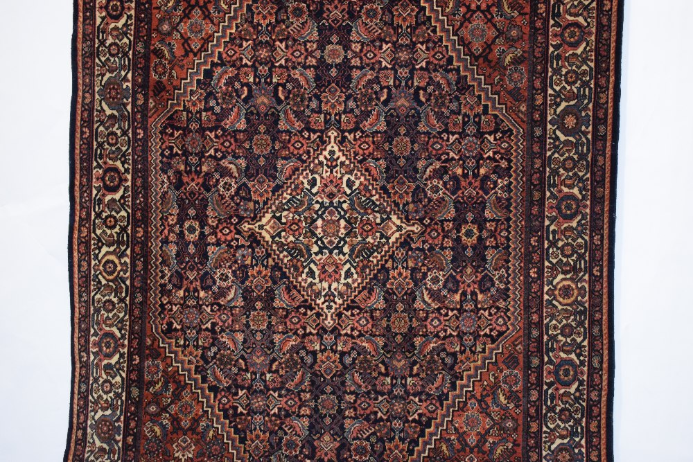 Feraghan rug, north west Persia, circa 1920s-30s, 6ft. 7in. X 4ft. 2in. 2.01m. x 1.27m. Dark blue - Image 7 of 10