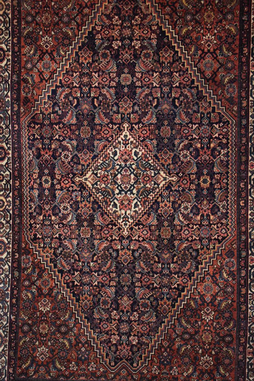 Feraghan rug, north west Persia, circa 1920s-30s, 6ft. 7in. X 4ft. 2in. 2.01m. x 1.27m. Dark blue - Image 9 of 10