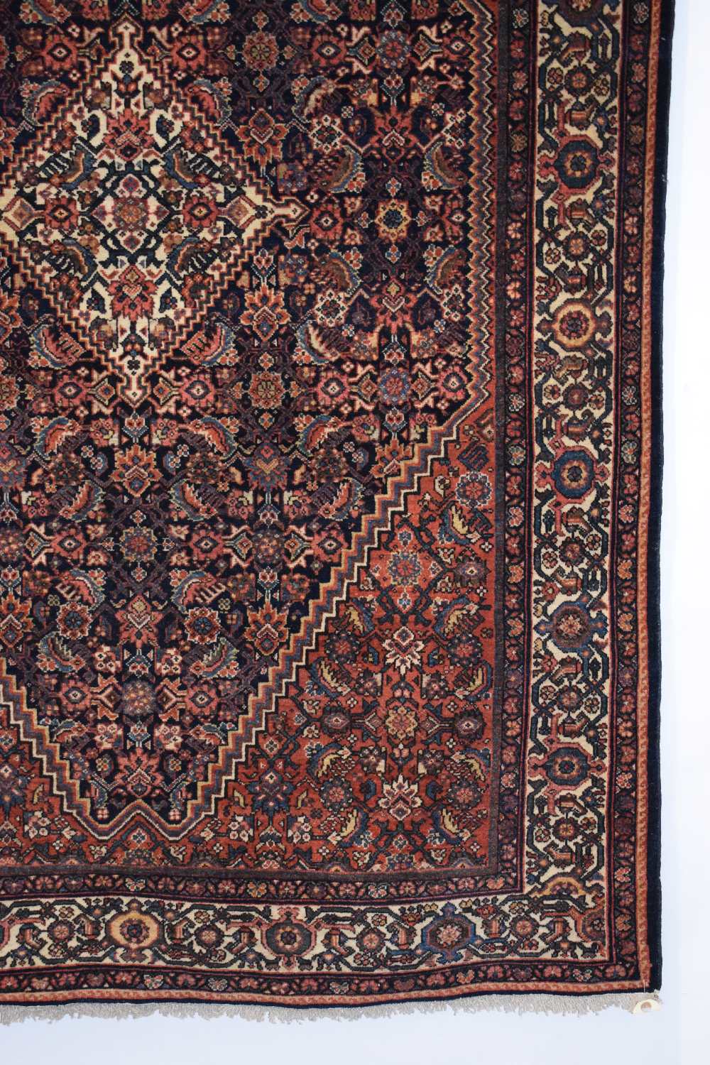 Feraghan rug, north west Persia, circa 1920s-30s, 6ft. 7in. X 4ft. 2in. 2.01m. x 1.27m. Dark blue - Image 2 of 10