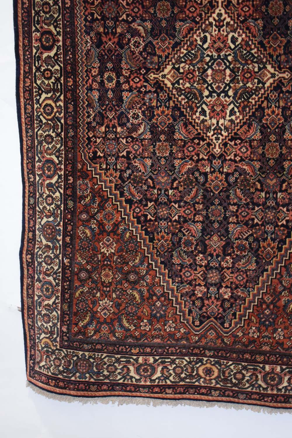 Feraghan rug, north west Persia, circa 1920s-30s, 6ft. 7in. X 4ft. 2in. 2.01m. x 1.27m. Dark blue - Image 5 of 10