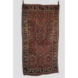 Garrus Bijar rug, north west Persia, circa 1930s-40s, 7ft. 4in. X 4ft. 2.24m. X 1.22m.Slight wear in