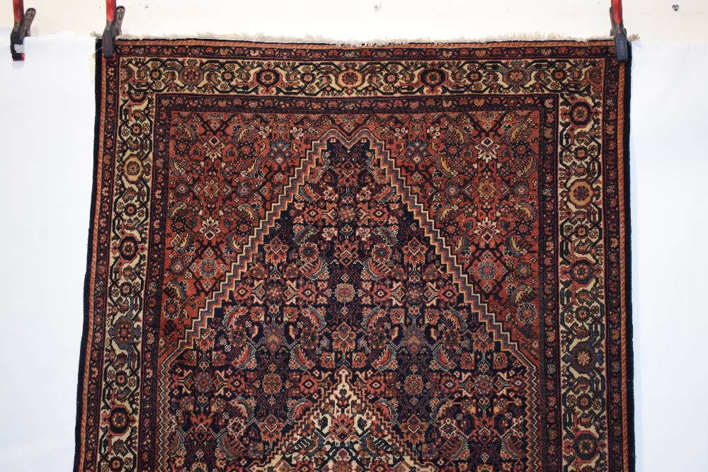 Feraghan rug, north west Persia, circa 1920s-30s, 6ft. 7in. X 4ft. 2in. 2.01m. x 1.27m. Dark blue - Image 6 of 10