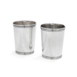 Pair of Kentucky Sterling Silver Mint Julep Cups