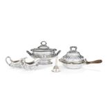 Five Pieces of Victorian Silverplate