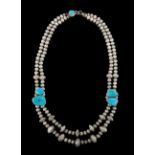 Orville Tsinnie Silver & Turquoise Necklace