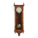 Ansonia Oak Regulator Wall Clock