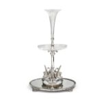 Victorian Silverplate Centerpiece and Plateau