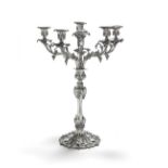 Victorian Elkington & Co. Silverplate Candelabrum