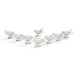 Eight-Piece Sterling Silver Sorbet Service