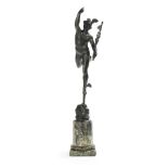 Continental Patinated Bronze of Mercury