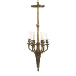 Louis XVI-Style Gilt-Bronze Chandelier