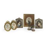 Collection of French Frames and Opera Glasses