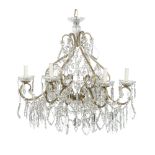 Maria Theresa-Style Crystal Chandelier