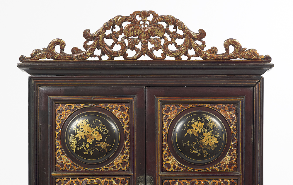 Chinese Lacquered Cabinet - Image 3 of 3