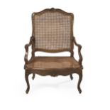 Provincial Louis XV Fruitwood Fauteuil