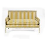 Louis XVI Polychrome Settee