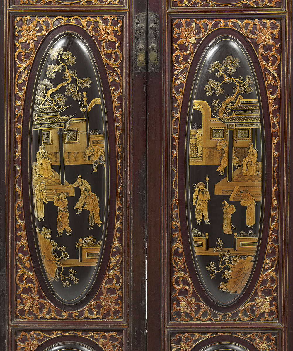 Chinese Lacquered Cabinet - Image 2 of 3