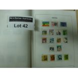 Stamps : Switzerland in Davo album, mint/used 1954