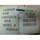 Stamps : Ideal Album QV to KGV much in KGV Cyprus,