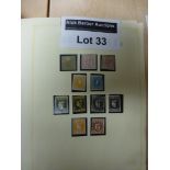 Stamps : Romania collection in red ----- v. fine l