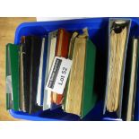 Stamps : Box of albums and stockbooks with many us