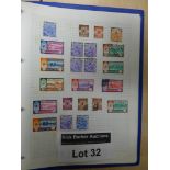 Stamps : Oman - Muscat and Oman in blue binder, mi