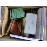 Collectables : Vast quantity in shoe box of ticket