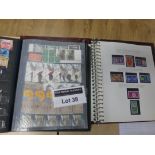 Stamps : GB mint and used in two large albums, lar