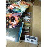 Records : Lovely box of 7" singles, nearly all in