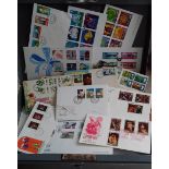 Stamps : Deeds Box containing quantity of mainly C