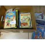 Collectables : Large box of vintage annuals incl B