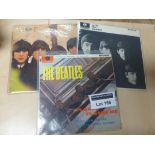 Records : 3 Beatles albums, early Parlophone, yell