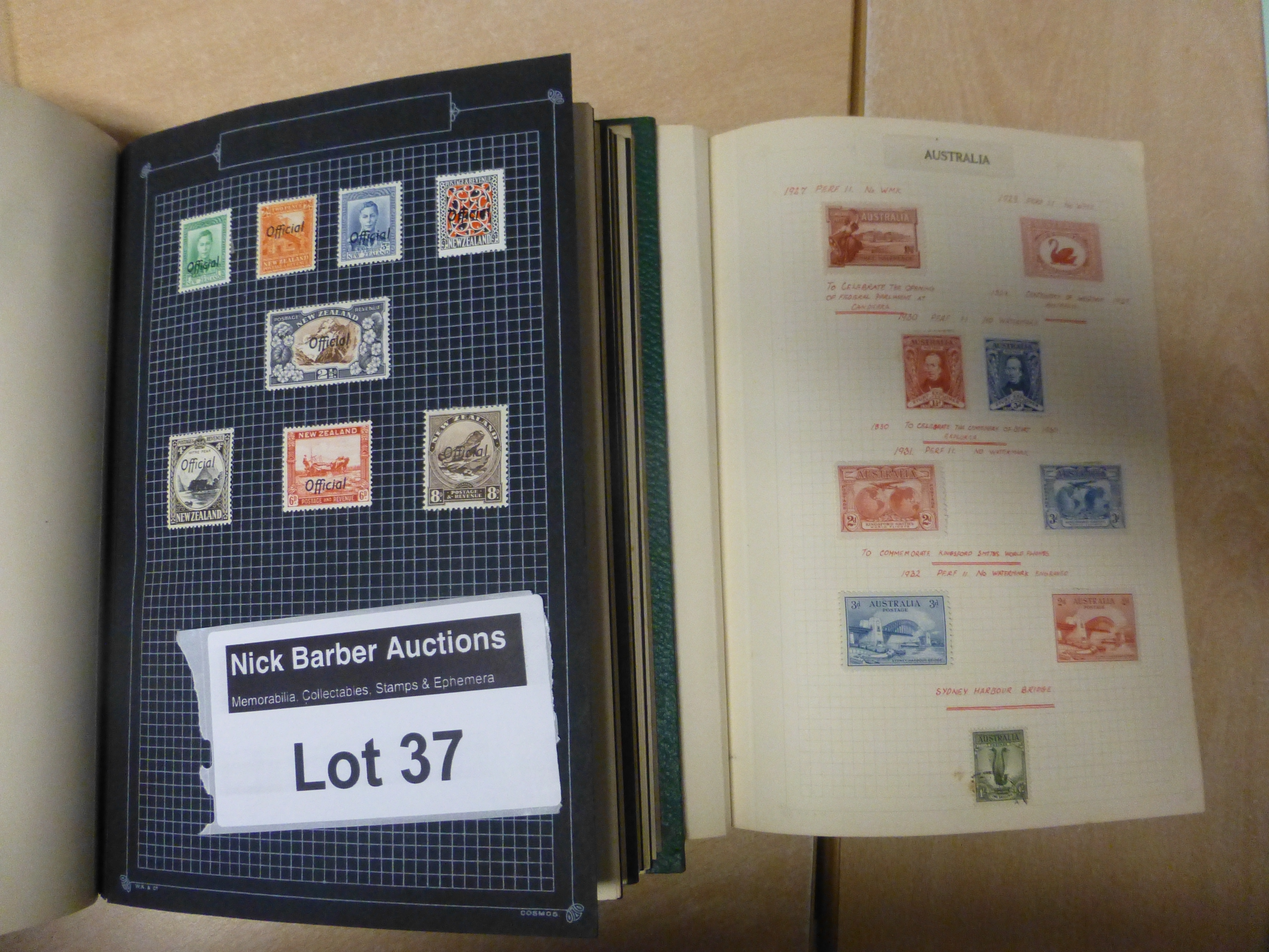 Stamps : 2 albums of Commonwealth QV-KGVI A-Z, not