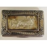A 19th Century continental silver snuff box,