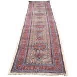 A good Persian Mood runner with four red medallions,