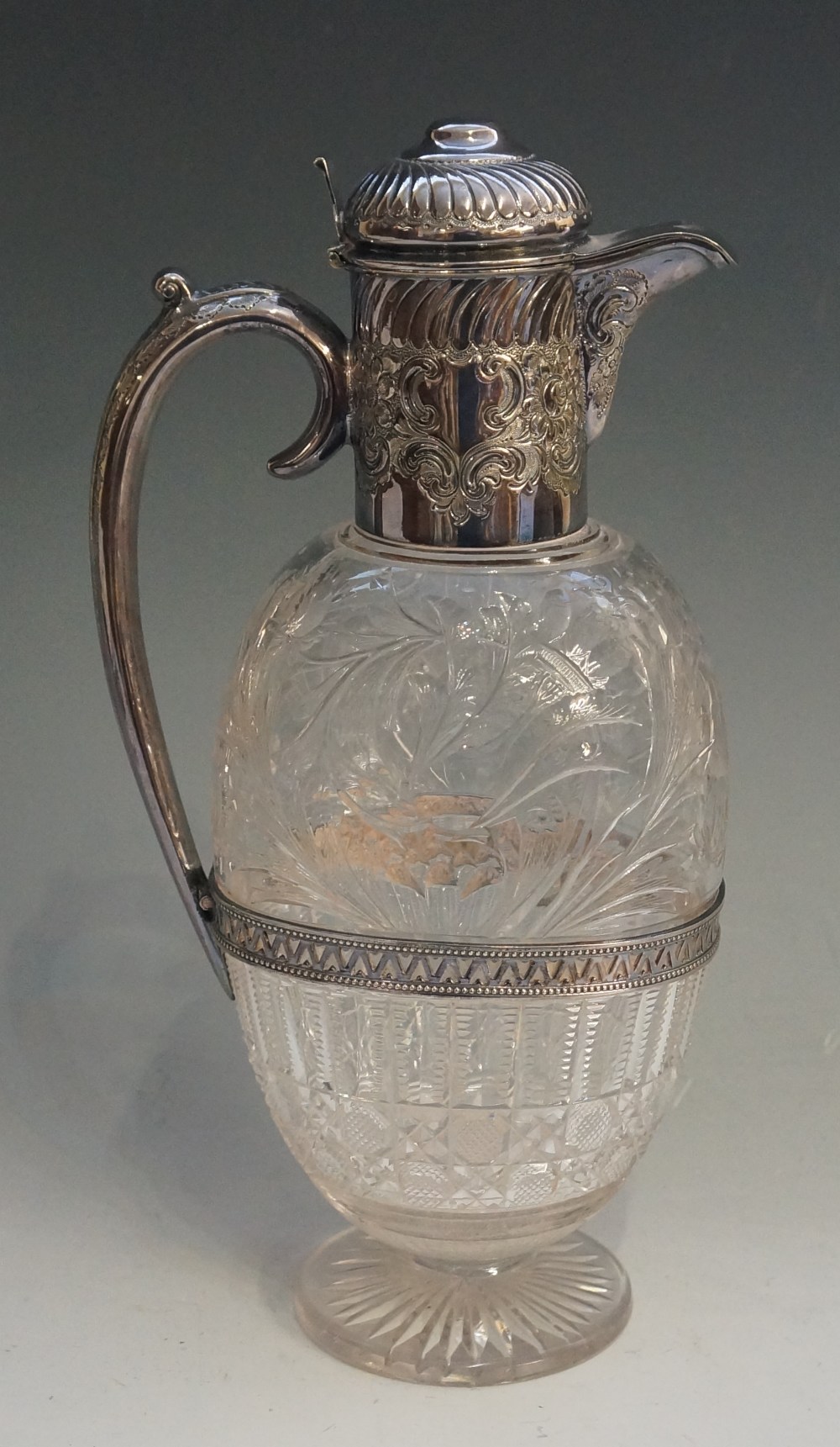 A good Victorian claret jug,