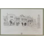 John Western - The Kings School Canterbury, limited edition print numbered 135/550,