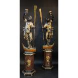 A good pair of mid 19th Century Venetian Blackamoors,
