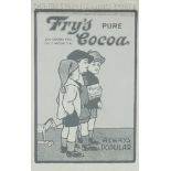 Three advertising prints: Wrights Coal Tar Soap, Fry's Cocoa and Fry's Choice Chocolate Confections,