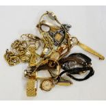 A selection of ladies watches, several with quartz movements, to include example by Accurist,